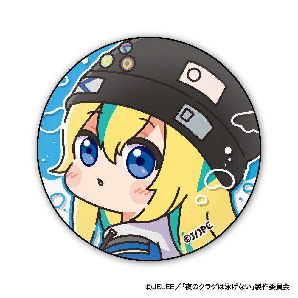 "Jellyfish Can't Swim in the Night" Muni Chara Can Badge B Yamanouchi Kano