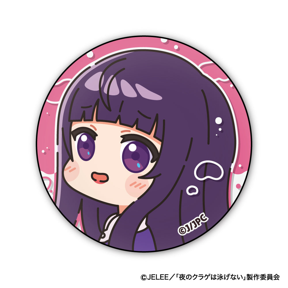 "Jellyfish Can't Swim in the Night" Muni Chara Can Badge D Takanashi Kim Anouk Mei