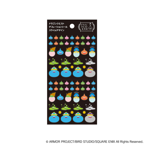 "Dragon Quest" Dragon Quest Bungu Decoration Sticker 2: Slime Design