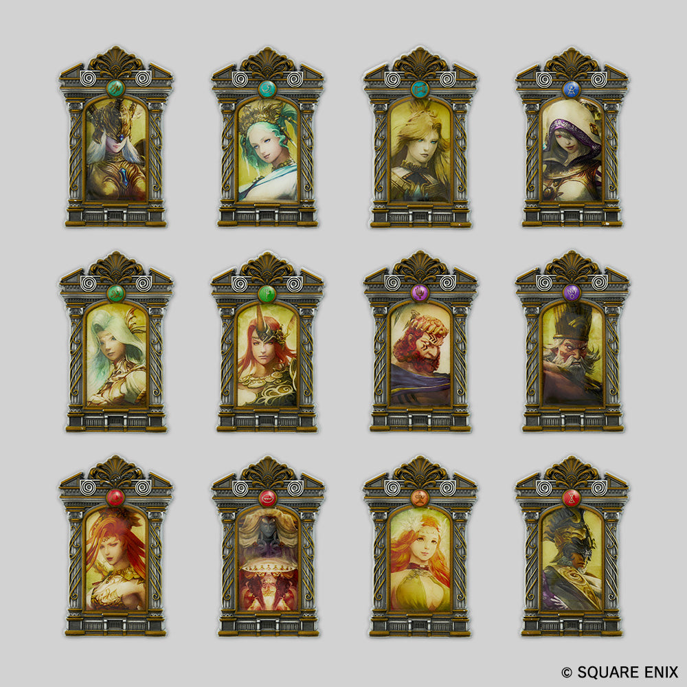 "Final Fantasy XIV" Framed Portrait Magnets Eorzea The Twelve