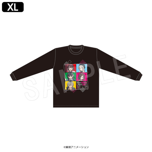 "Girls Band Cry" Long Sleeve T-shirt (XL Size) ROUND1 Collaboration Ver.