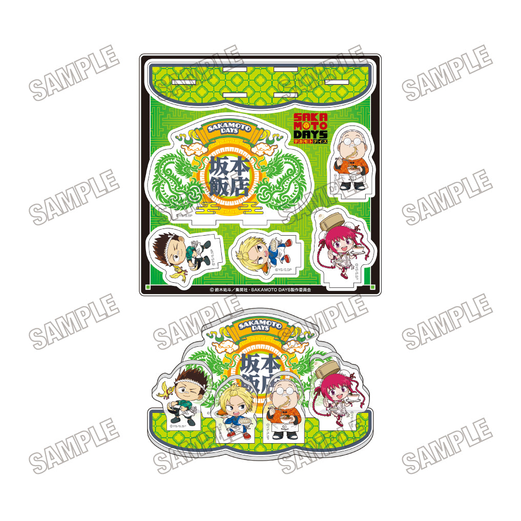Sakamoto Days Original Illustration Mini Acrylic Diorama Sakamoto Han-ten Ver. A