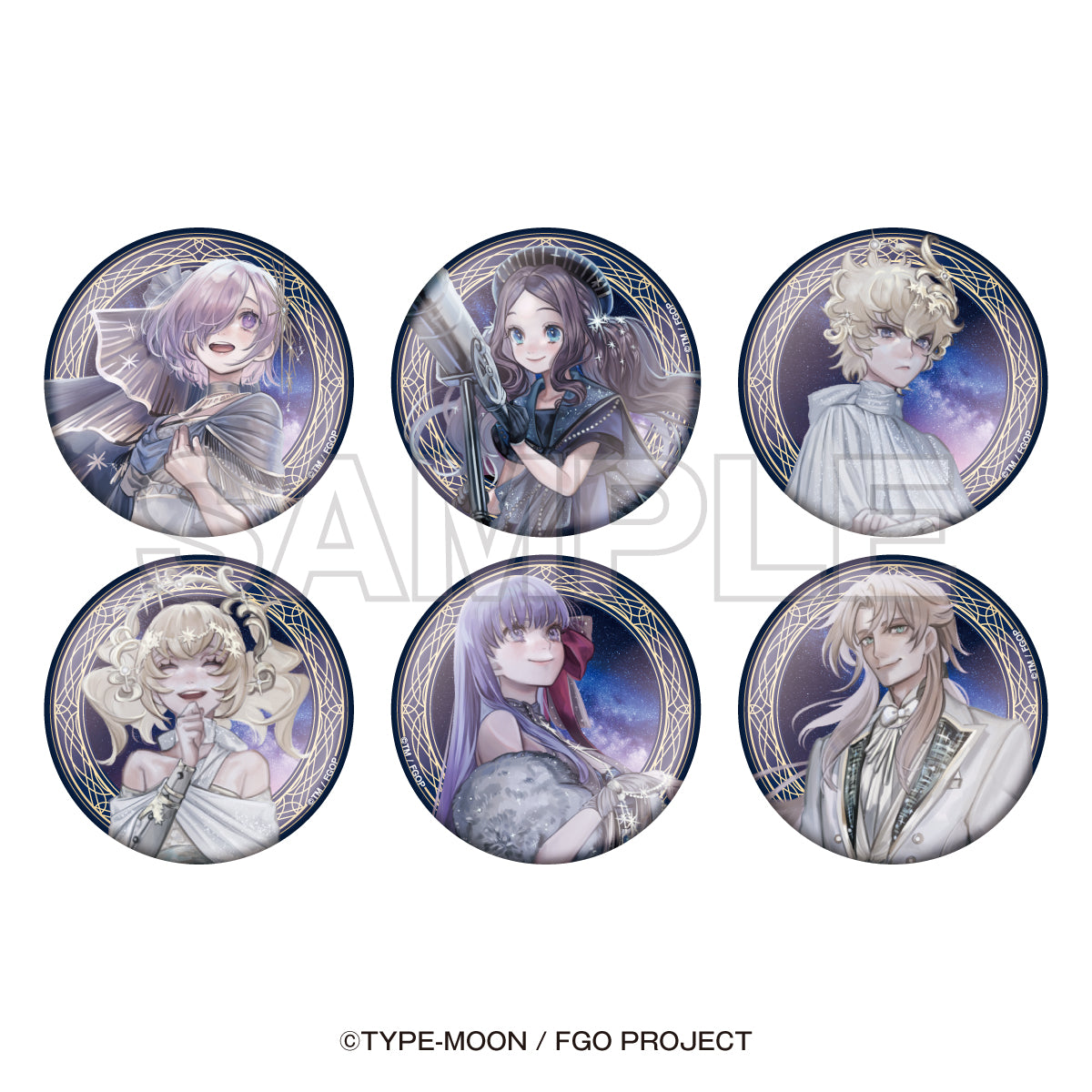 "Fate/Grand Order" x KONICA MINOLTA Planetarium Trading Life-size Can Badge