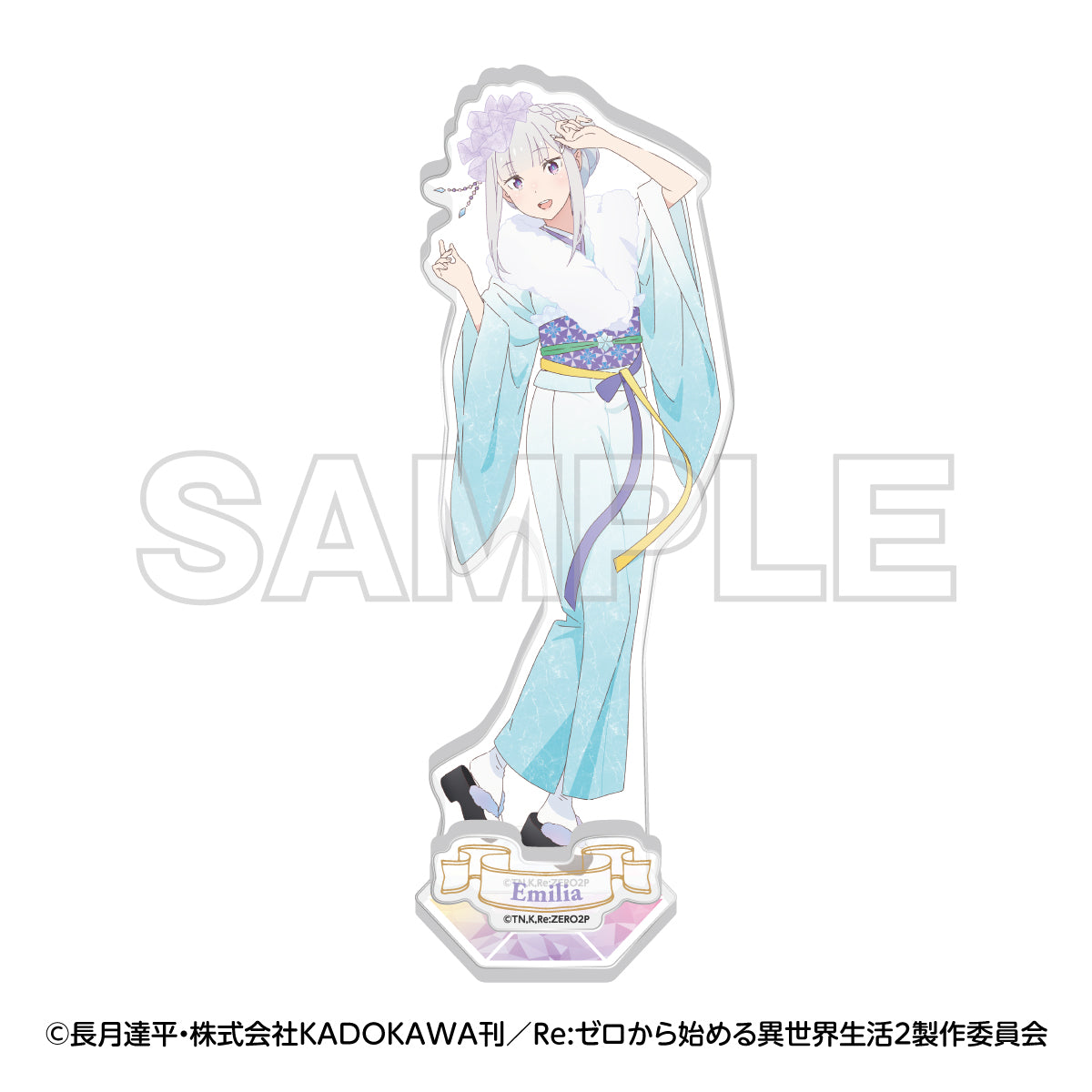 "Re:Zero kara Hajimeru Isekai Seikatsu" Re:Zero kara Hajimeru Ramen Seikatsu Original Illustration Acrylic Stand Emilia
