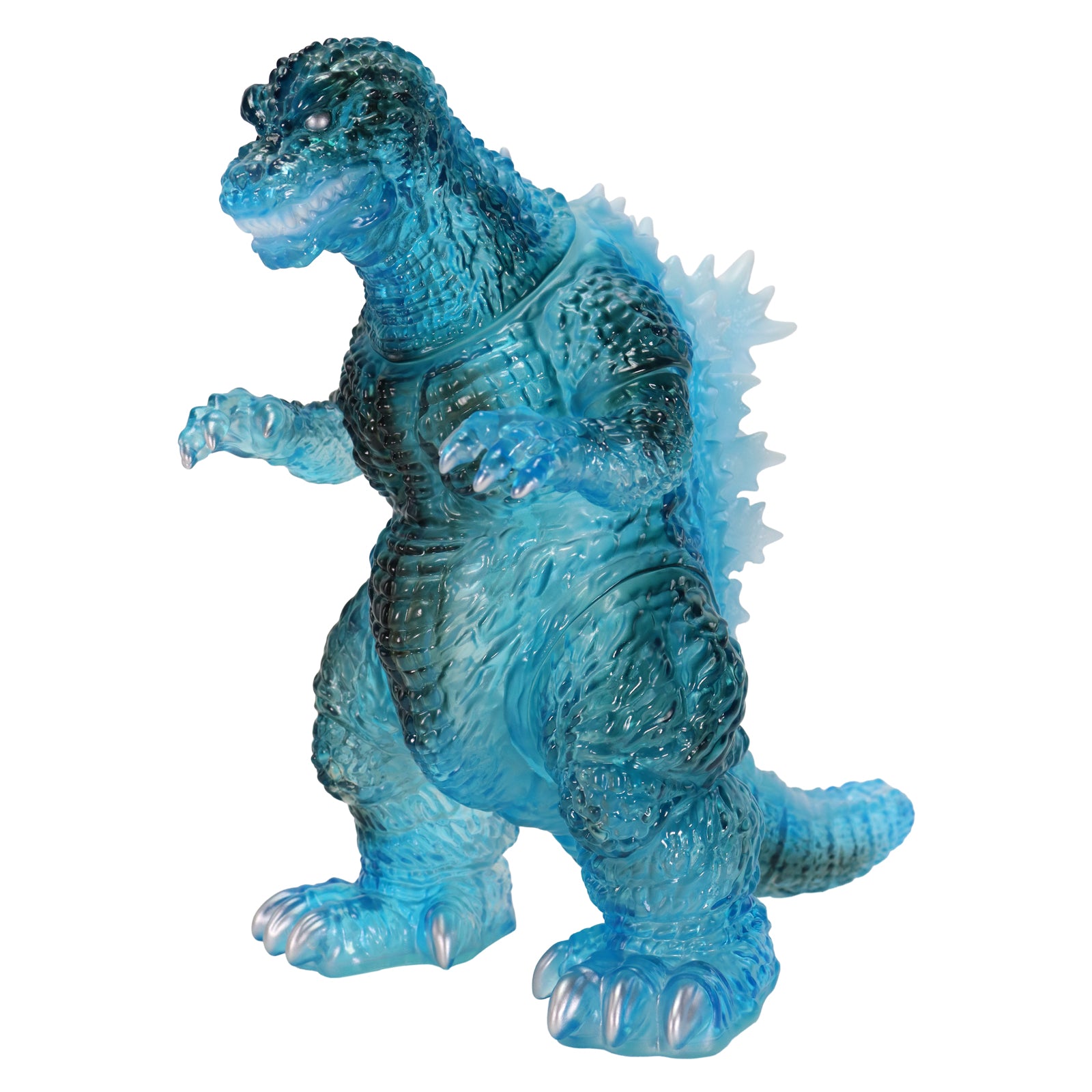 BIG Retro Soft Vinyl Series Godzilla (2001) Heat Clear Blue Ver.
