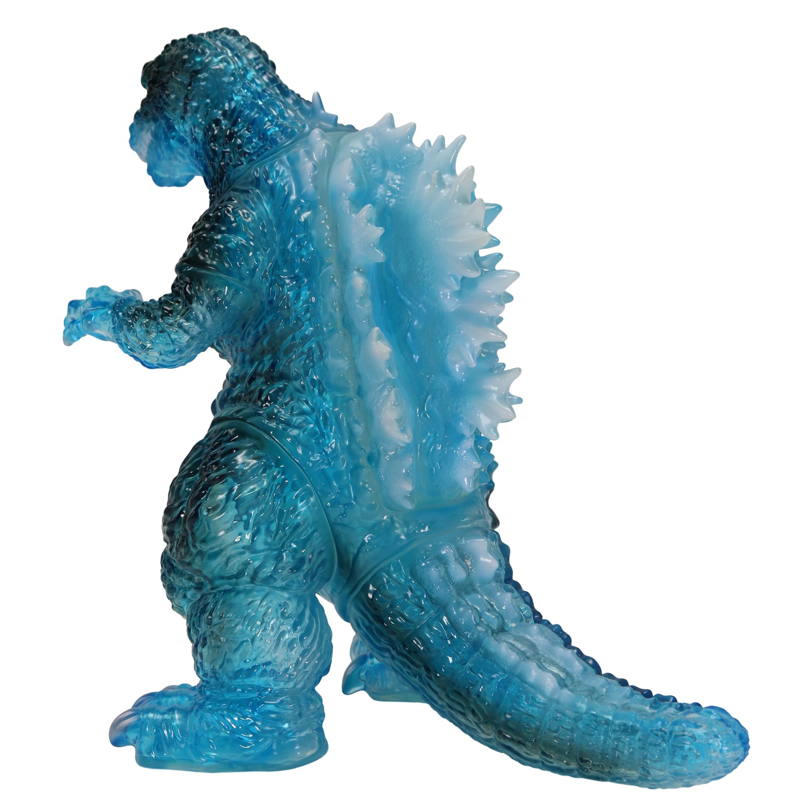 BIG Retro Soft Vinyl Series Godzilla (2001) Heat Clear Blue Ver.
