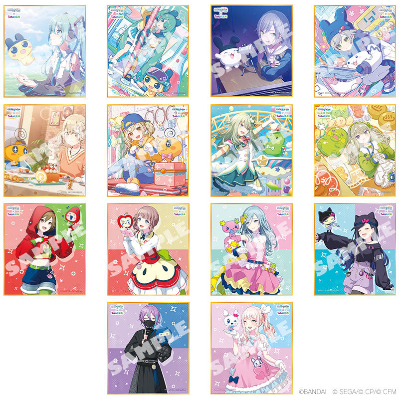 "Project SEKAI" x "Tamagotchi" Mini Shikishi Collection