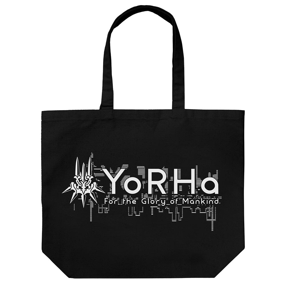 "NieR:Automata Ver1.1a" YoRHa Corps Large Tote Bag Black