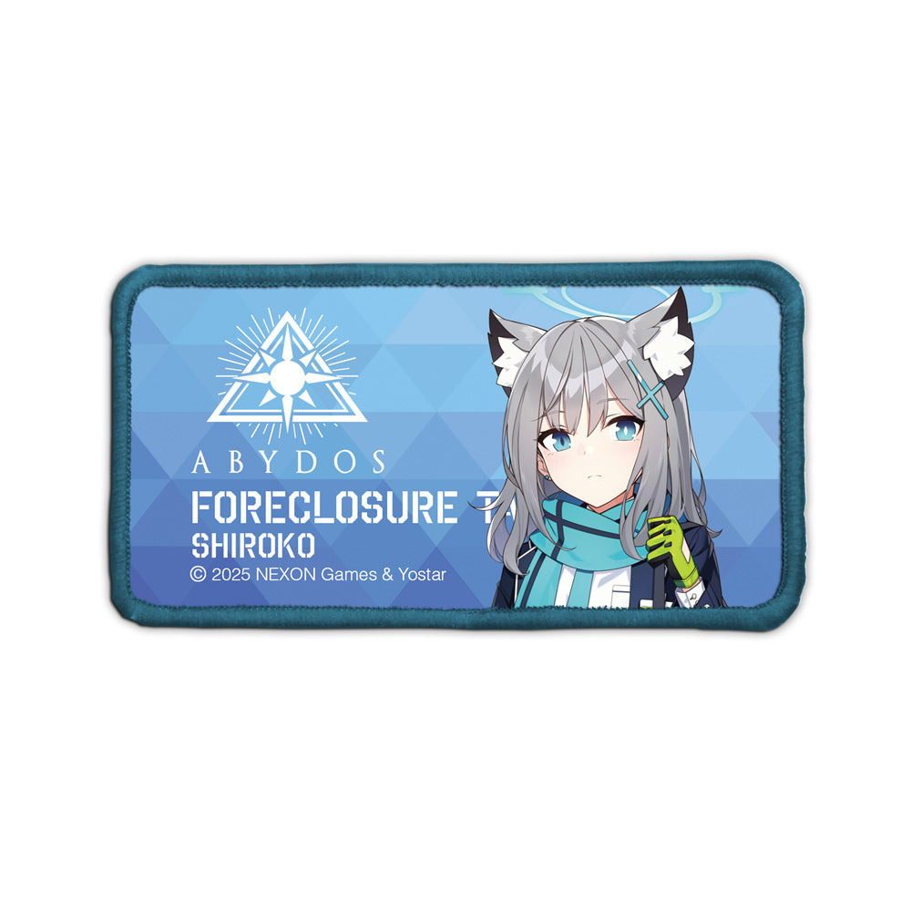 "Blue Archive" Shiroko Removable Full Color Patch
