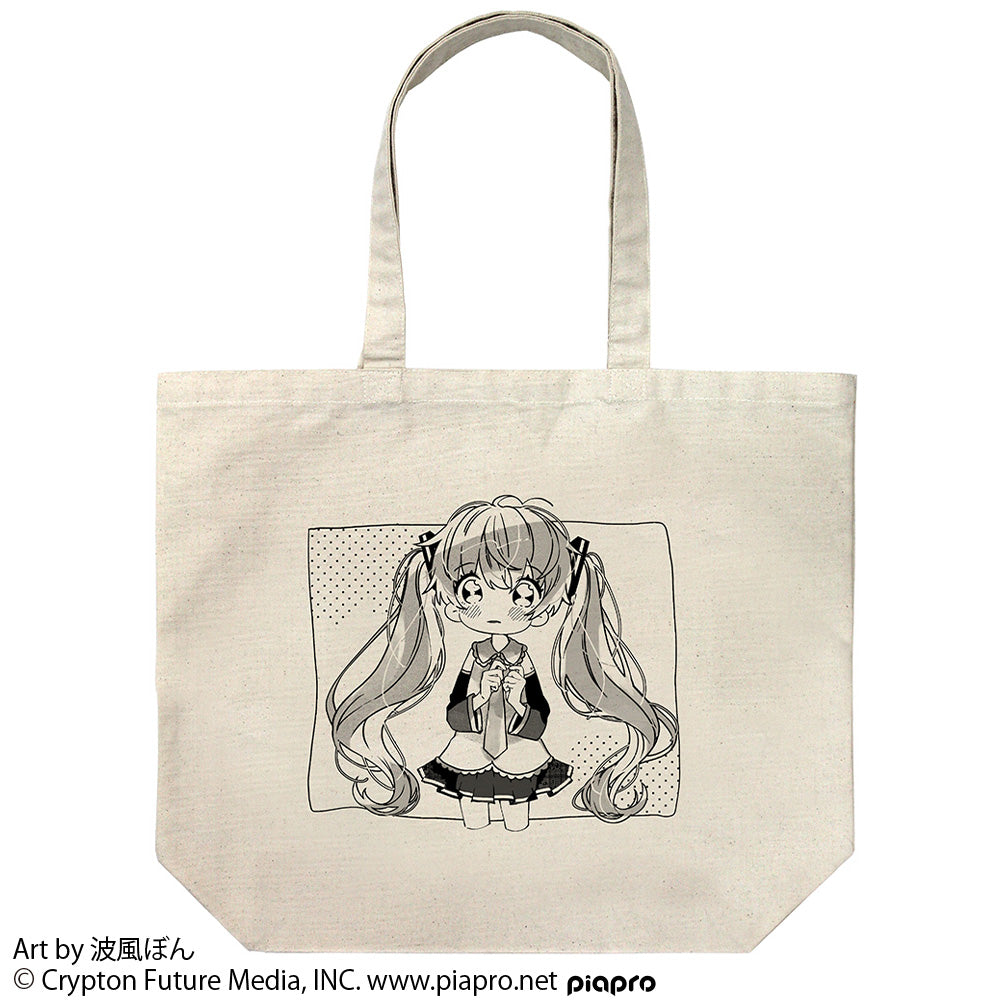 Hatsune Miku Large Tote Bag (Namikaze Bon Ver. / Natural)