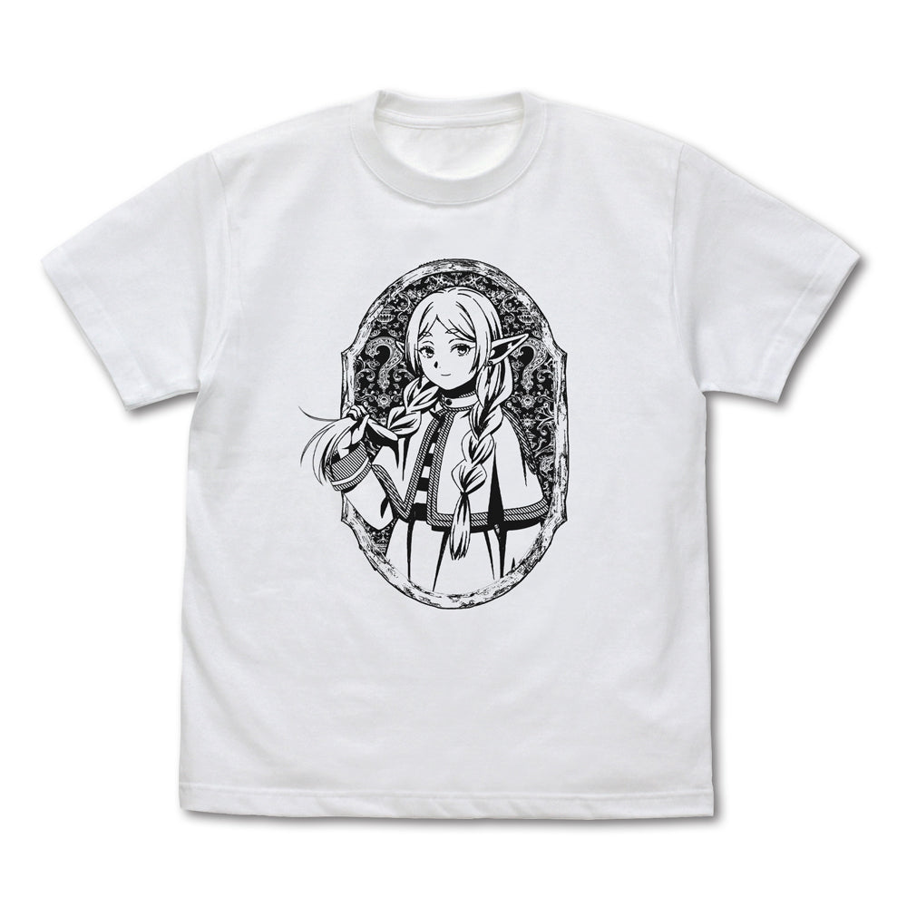 "Frieren: Beyond Journey's End" Braids Frieren T-shirt White (XL Size)