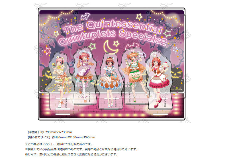Magazine Heroine Festival 2024 "The Quintessential Quintuplets Specials 2" Original Illustration Acrylic Diorama