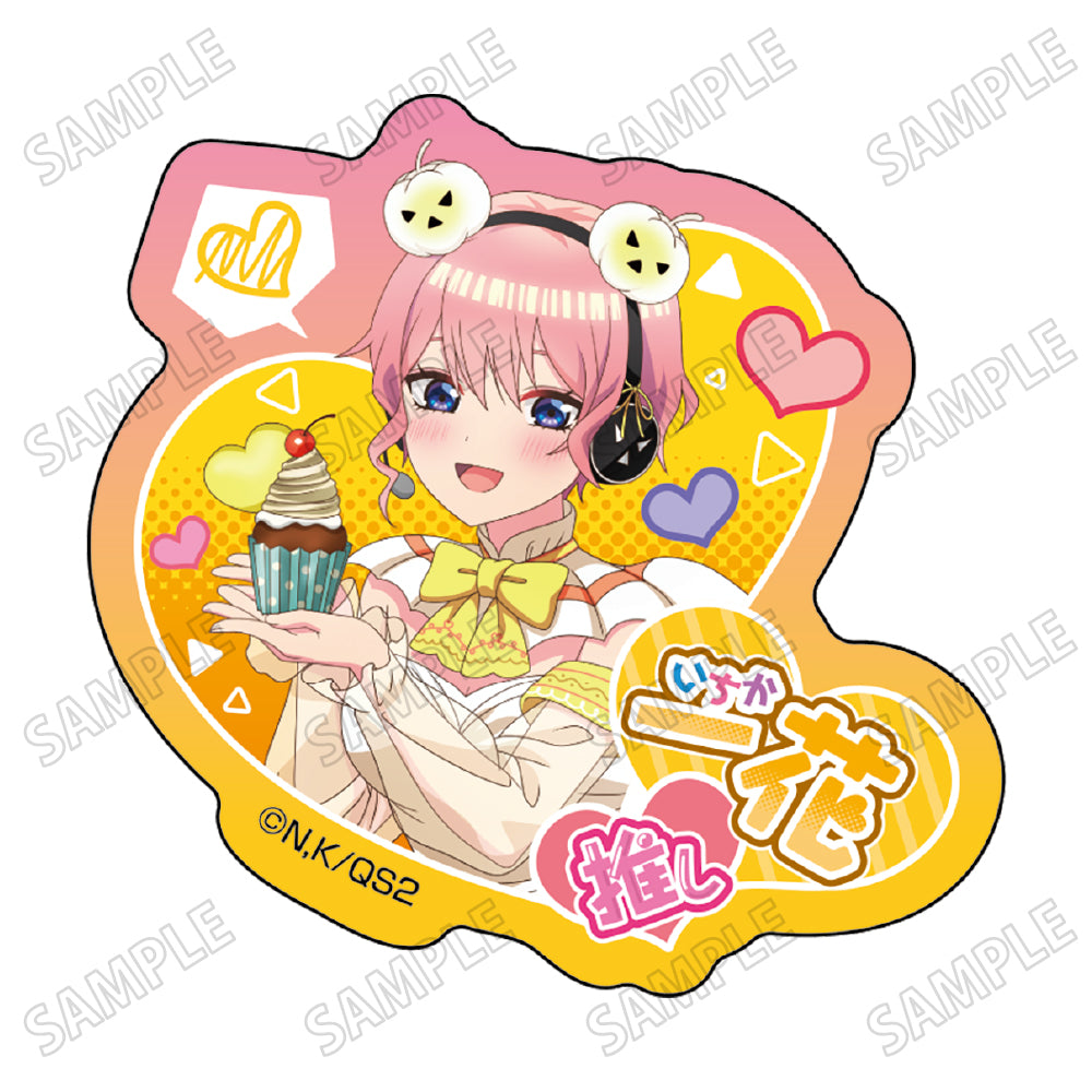Magazine Heroine Festival 2024 "The Quintessential Quintuplets Specials 2" Original Illustration Acrylic Badge 1 Nakano Ichika
