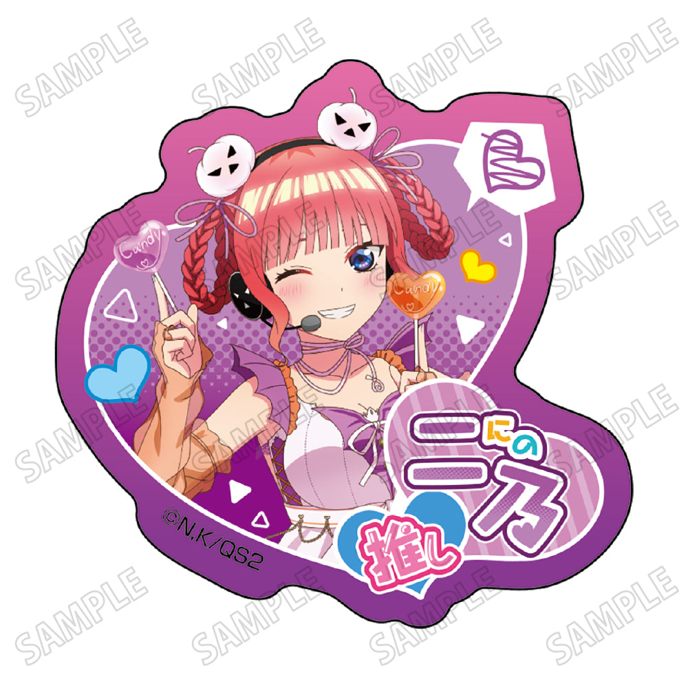 Magazine Heroine Festival 2024 "The Quintessential Quintuplets Specials 2" Original Illustration Acrylic Badge 2 Nakano Nino