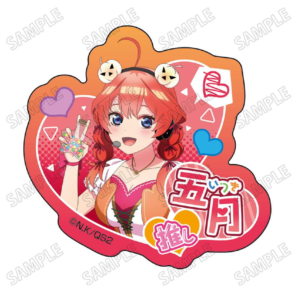 Magazine Heroine Festival 2024 "The Quintessential Quintuplets Specials 2" Original Illustration Acrylic Badge 5 Nakano Itsuki