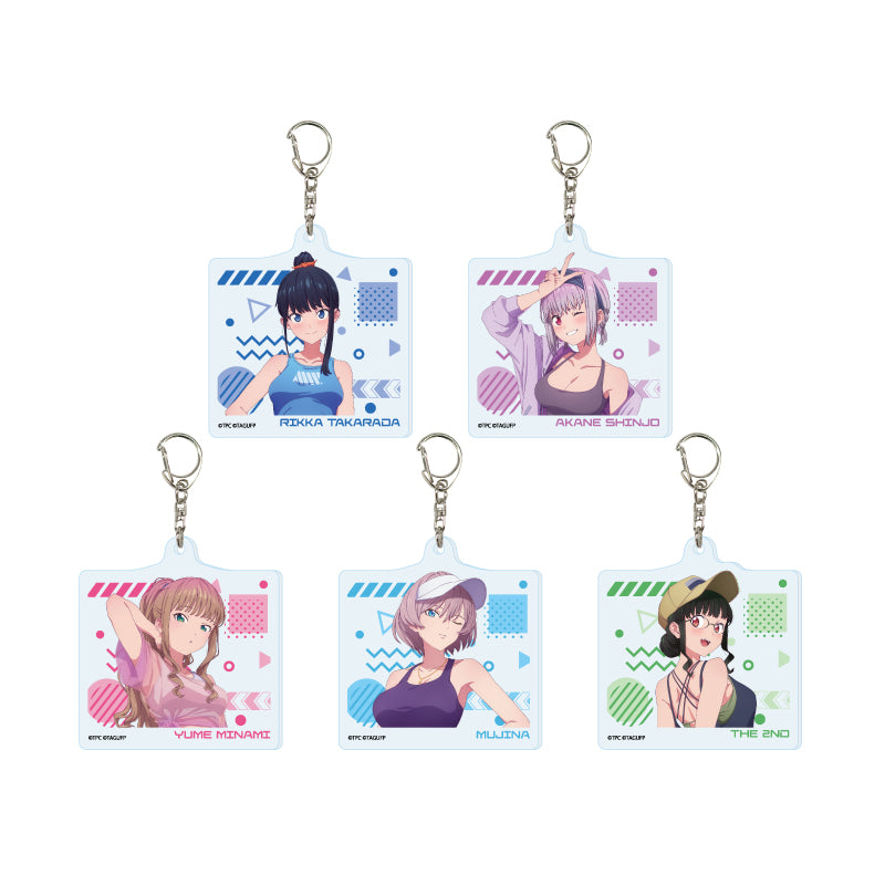 Acrylic Key Chain "GRIDMAN UNIVERSE" 16 Sportswear Ver. (Original Illustration)