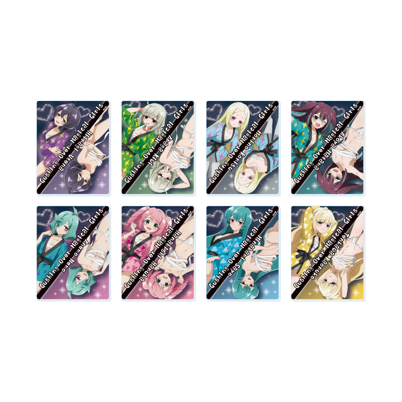 Acrylic Card "Gushing Over Magical Girls" 04 Original Illustration