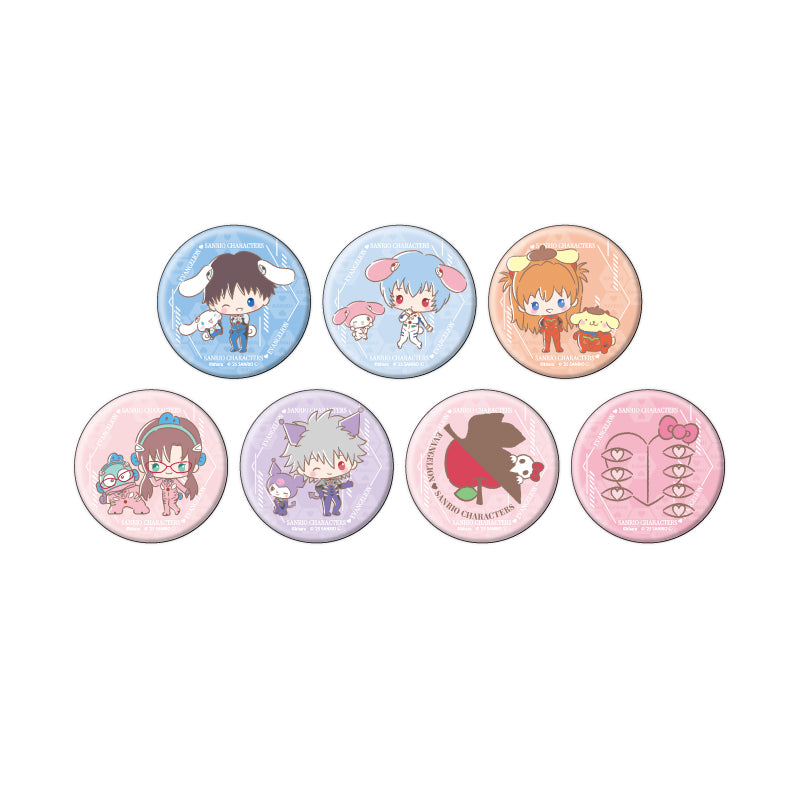 "Evangelion" x Sanrio Characters Can Badge Vol. 1