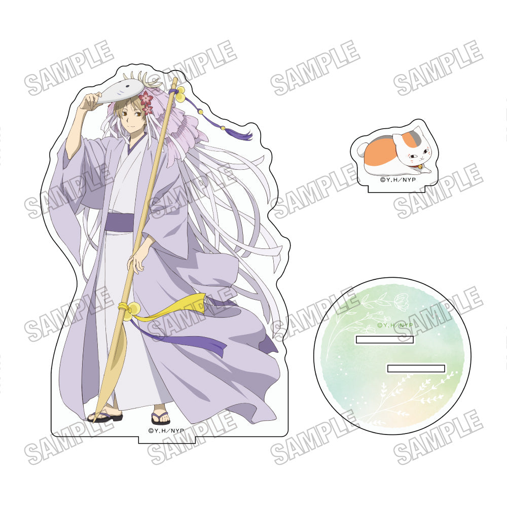 "Natsume's Book of Friends" Big Acrylic Stand The Moon-Splitting Festival Ver. 1 Natsume Takashi & Nyanko-sensei