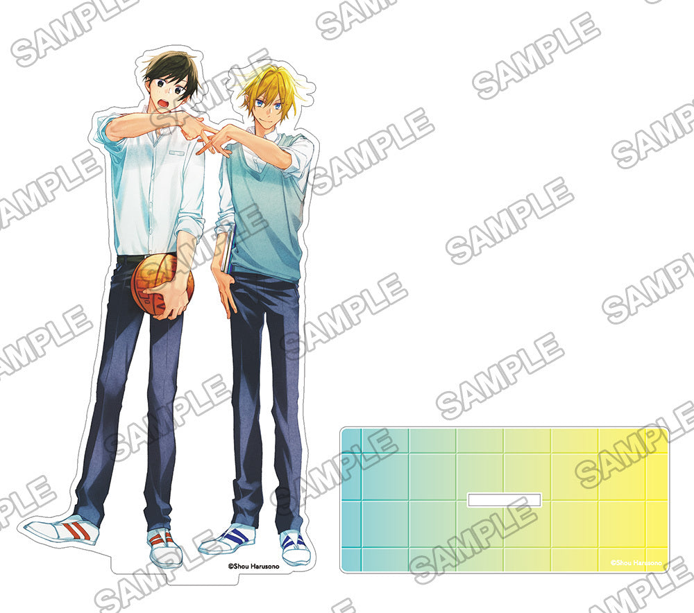 "Hirano and Kagiura" Acrylic Stand A (Shou Harusono Illustration)