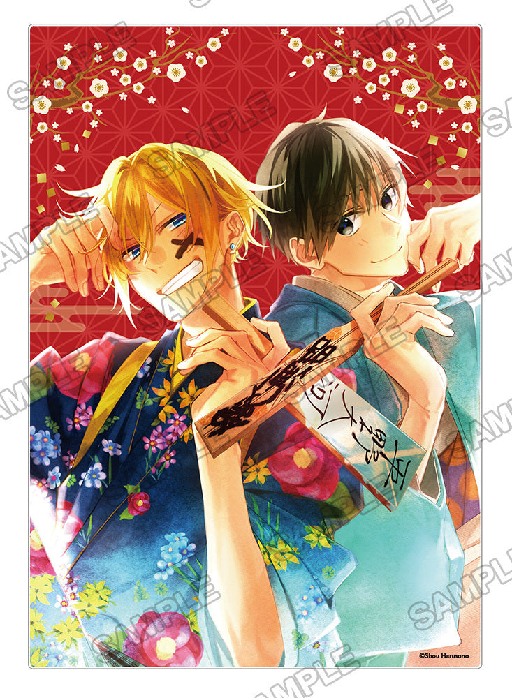 "Hirano and Kagiura" Acrylic Panel A (Shou Harusono Illustration)