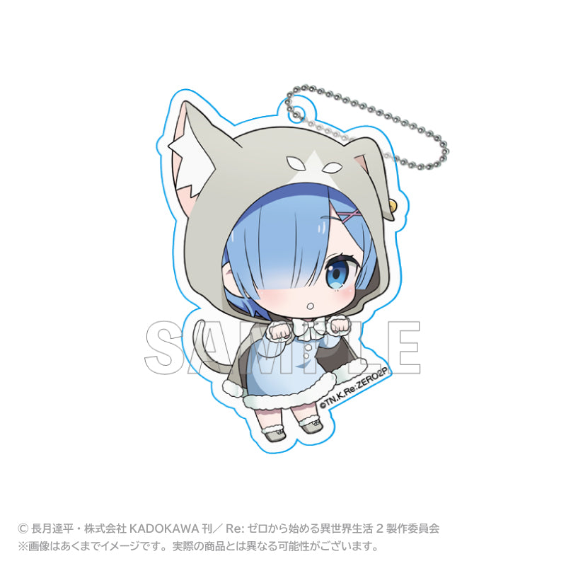 "Re:Zero kara Hajimeru Isekai Seikatsu" Acrylic Key Chain (Pack Hooded Cloak Ver.) Rem