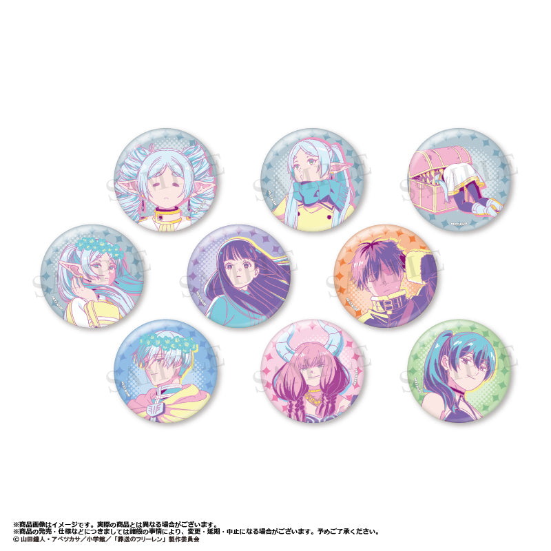 "Frieren: Beyond Journey's End" Trading Can Badge Vol. 1 Retro Pop Style