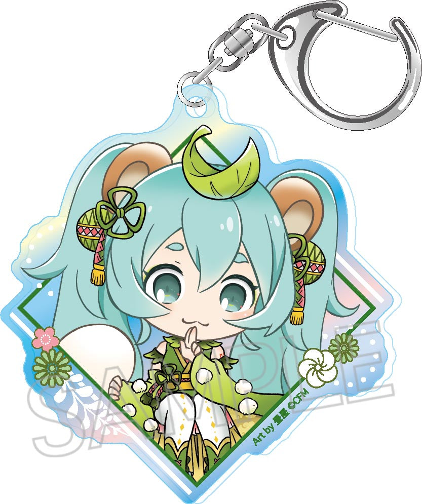 Hatsune Miku Hyakki Yakou Aurora Acrylic Key Chain Bakedanuki