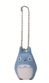 Studio Ghibli "My Neighbor Totoro" Flocking Key Chain Medium Totoro