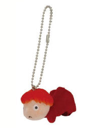 Studio Ghibli "Ponyo" Flocking Key Chain Ponyo