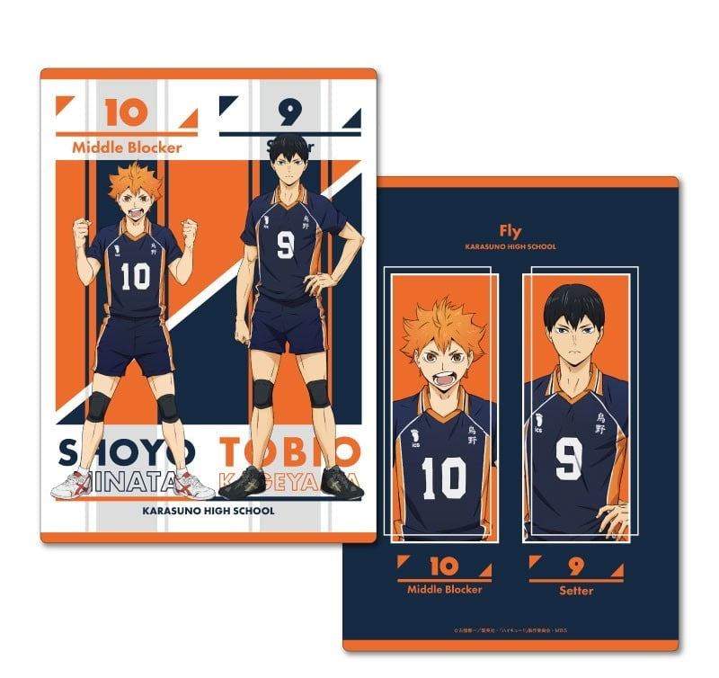 "Haikyu!!" B5 Size Sheet A Hinata Shoyo & Kageyama Tobio
