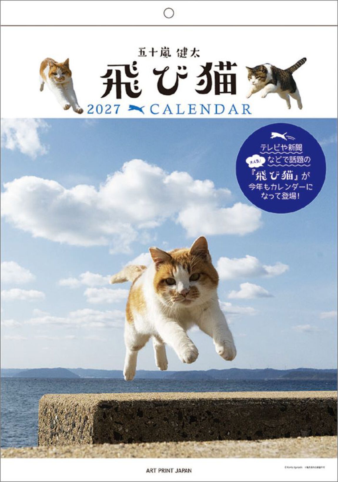 "Tobineko" Flying Cats Calendar