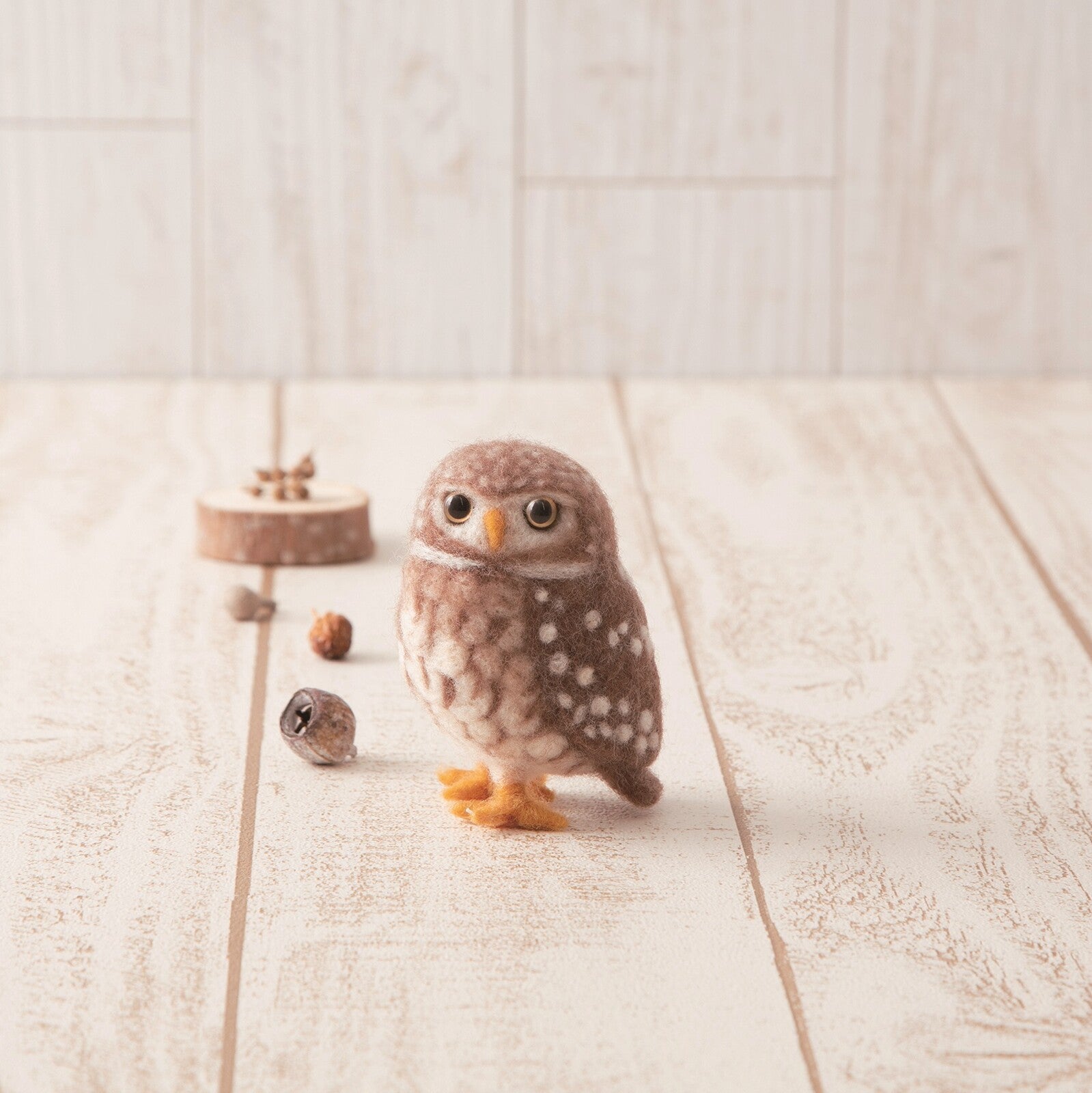 Little Owl [Wool Felt] [Handmade Kit]