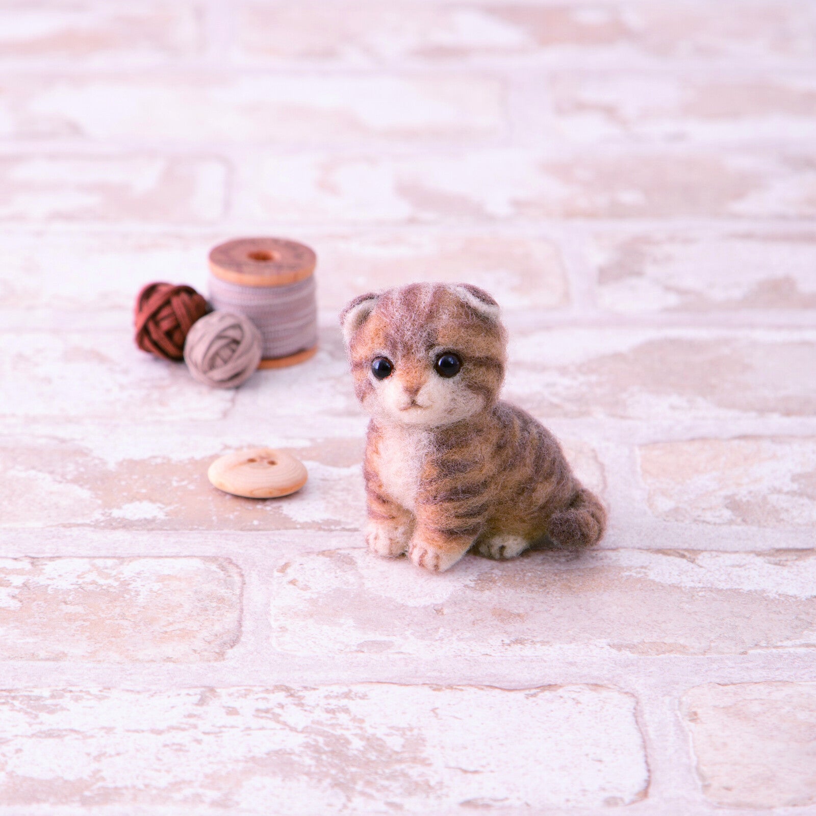 Scottish Fold [Wool Felt] [Handmade Kit]