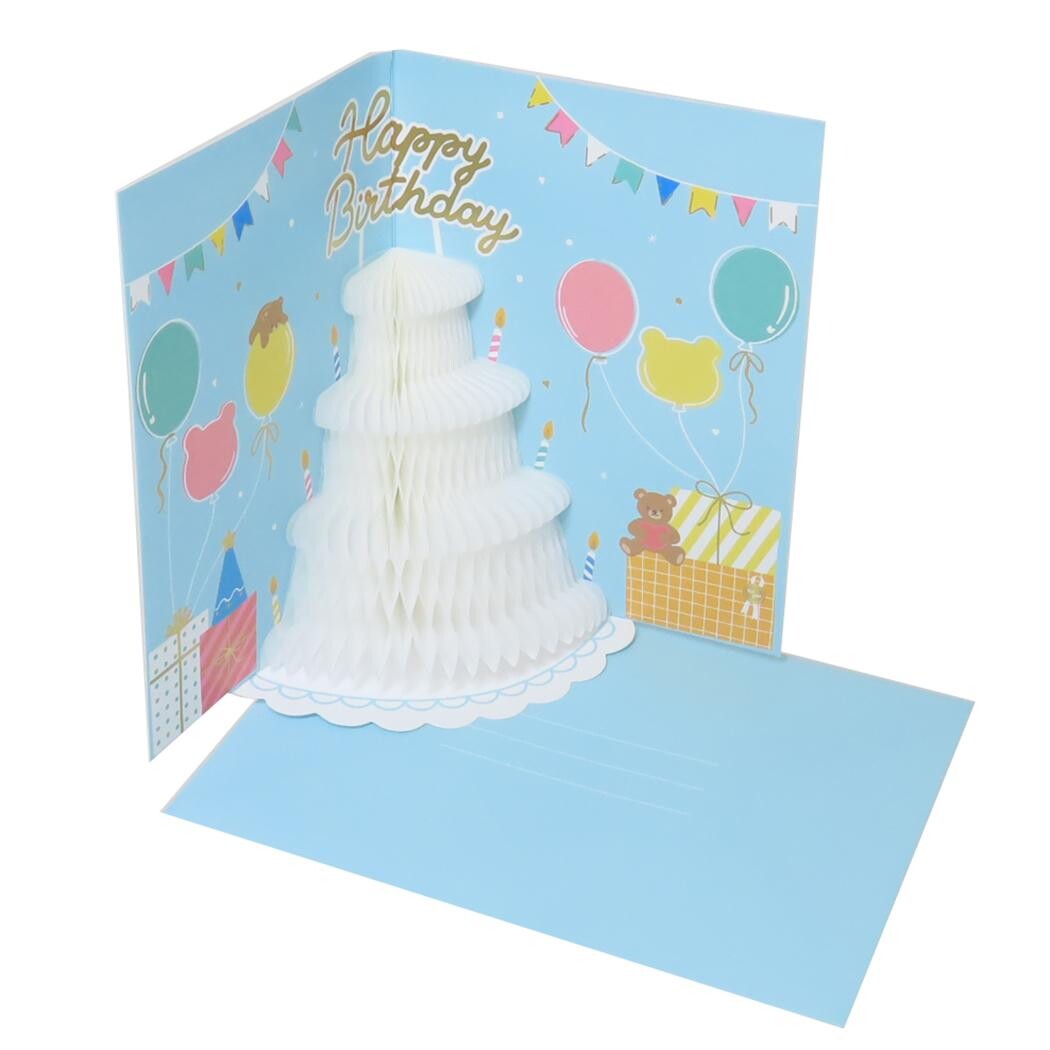 Honeycomb Cake Birthday Card
