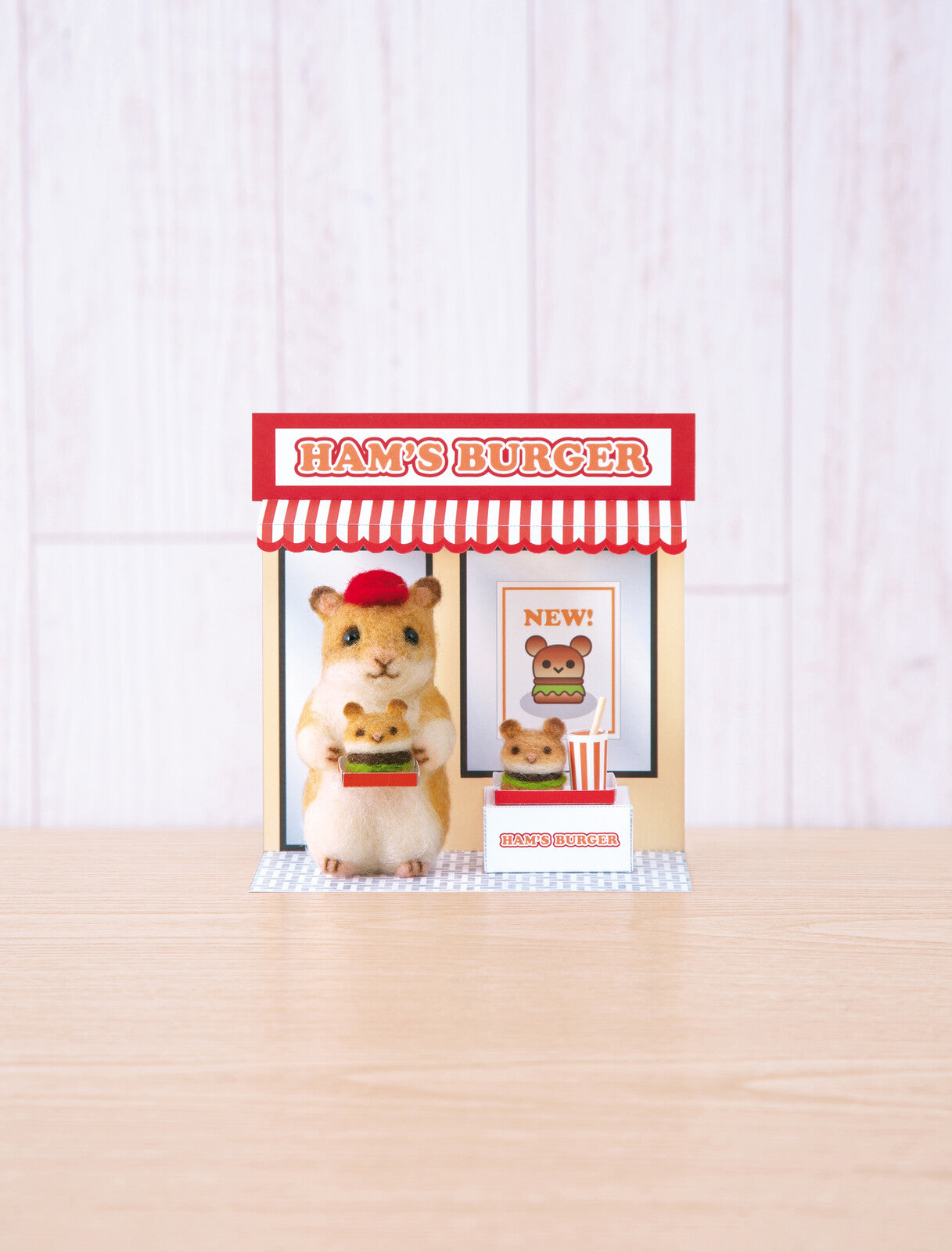 Cute Animal Shop Hamster Hamburger Shop