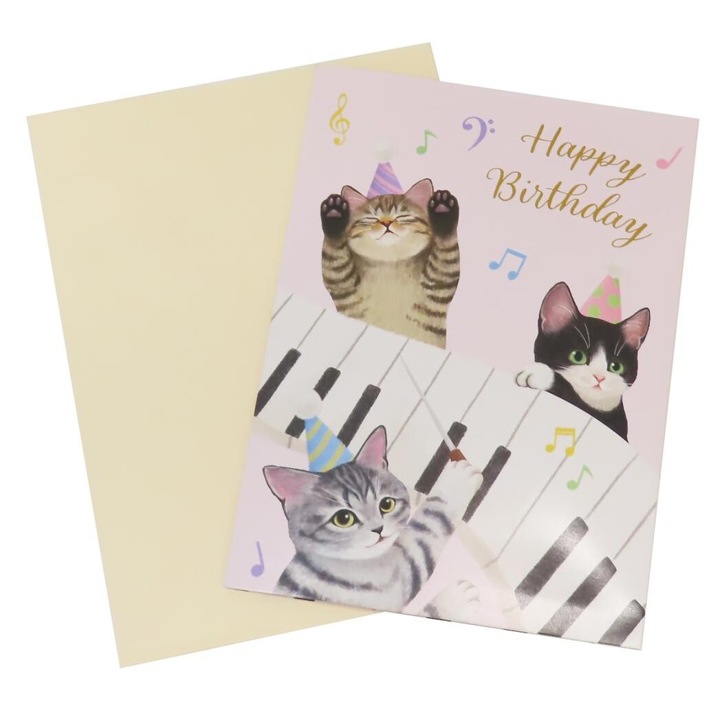 Nekobu Music Box Card