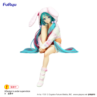 Hatsune Miku?Noodle Stopper Figure -Rabbit Ear Hood Pajama-