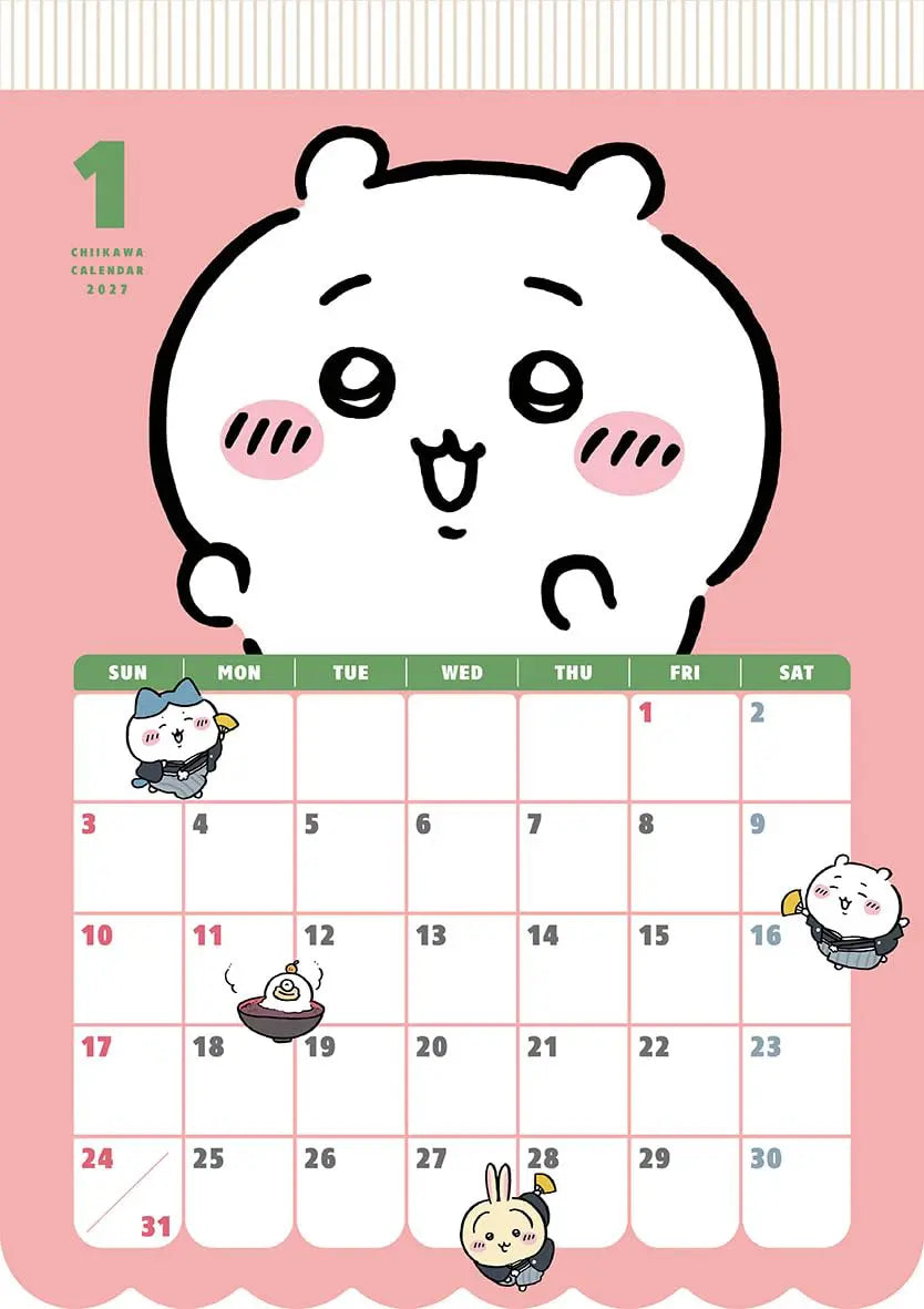 "Chiikawa" 2027 Calendar