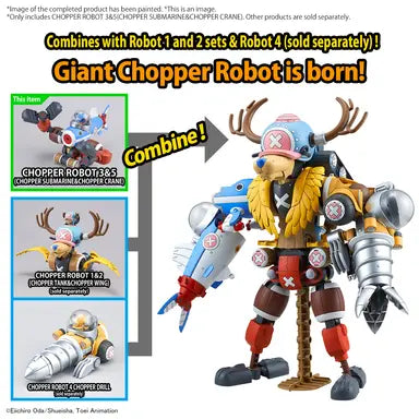 CHOPPER ROBO 3&5(CHOPPER SUBMARINE&CHOPPER CRANE)
