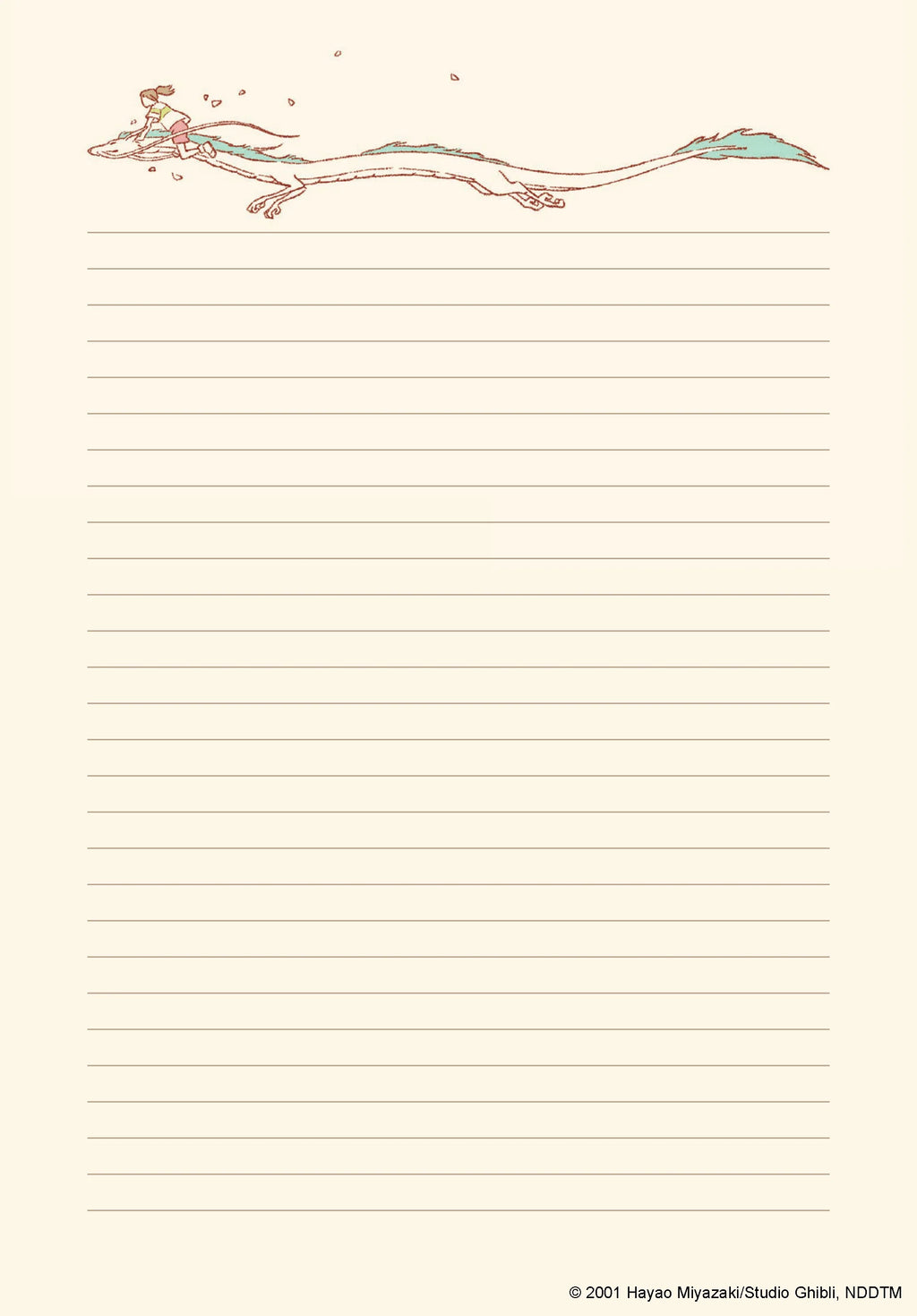 Studio Ghibli Spirited Away Stationery Set