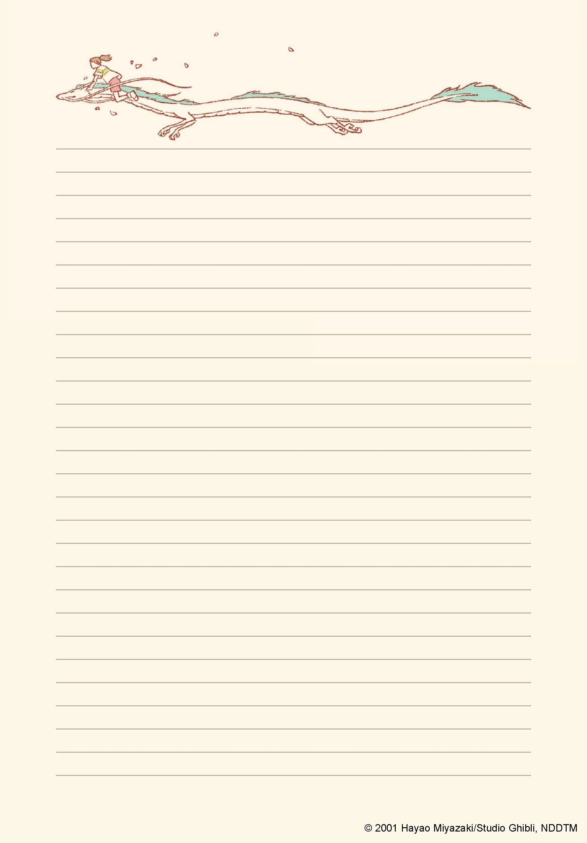 Studio Ghibli Spirited Away Stationery Set