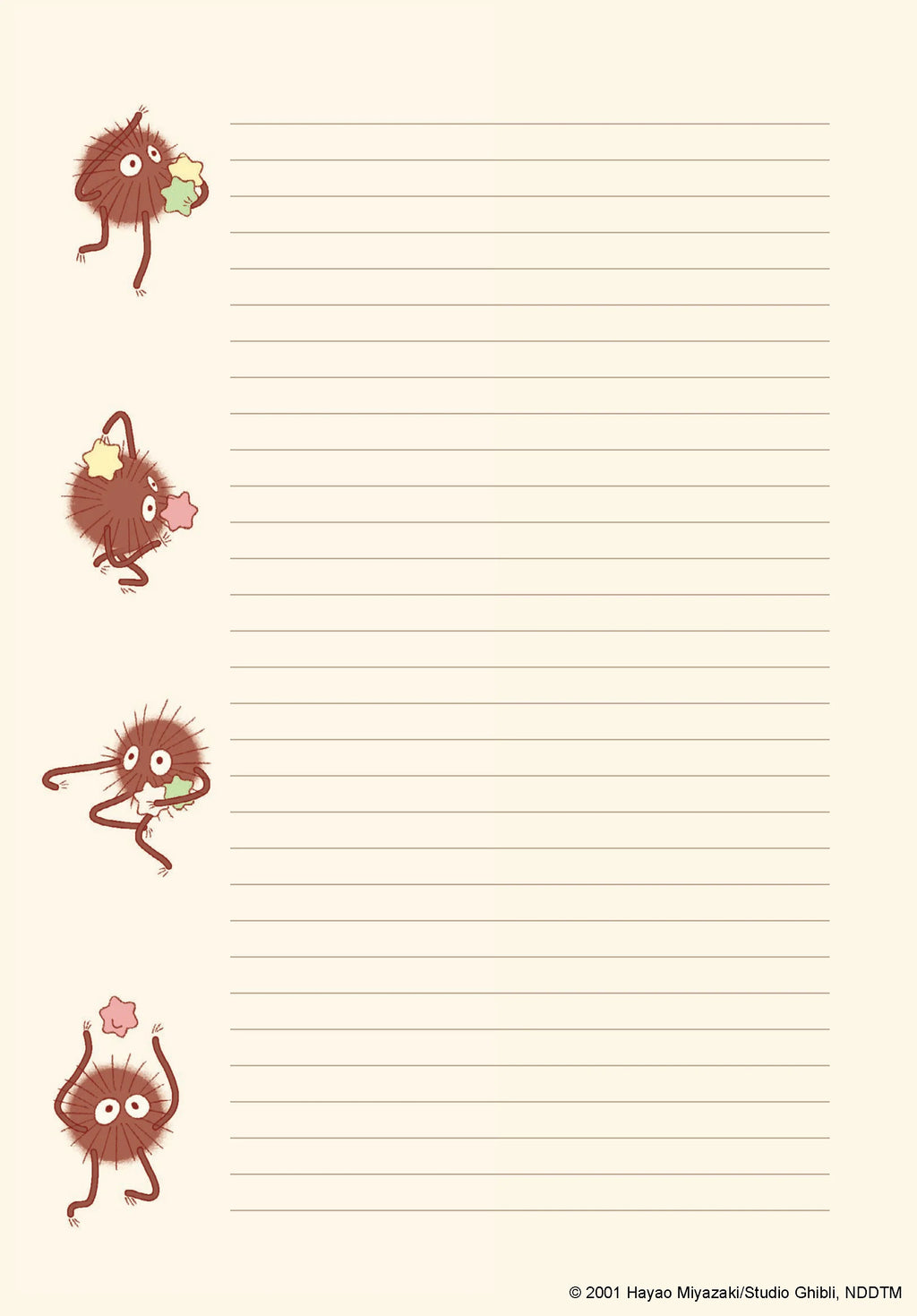 Studio Ghibli Spirited Away Stationery Set