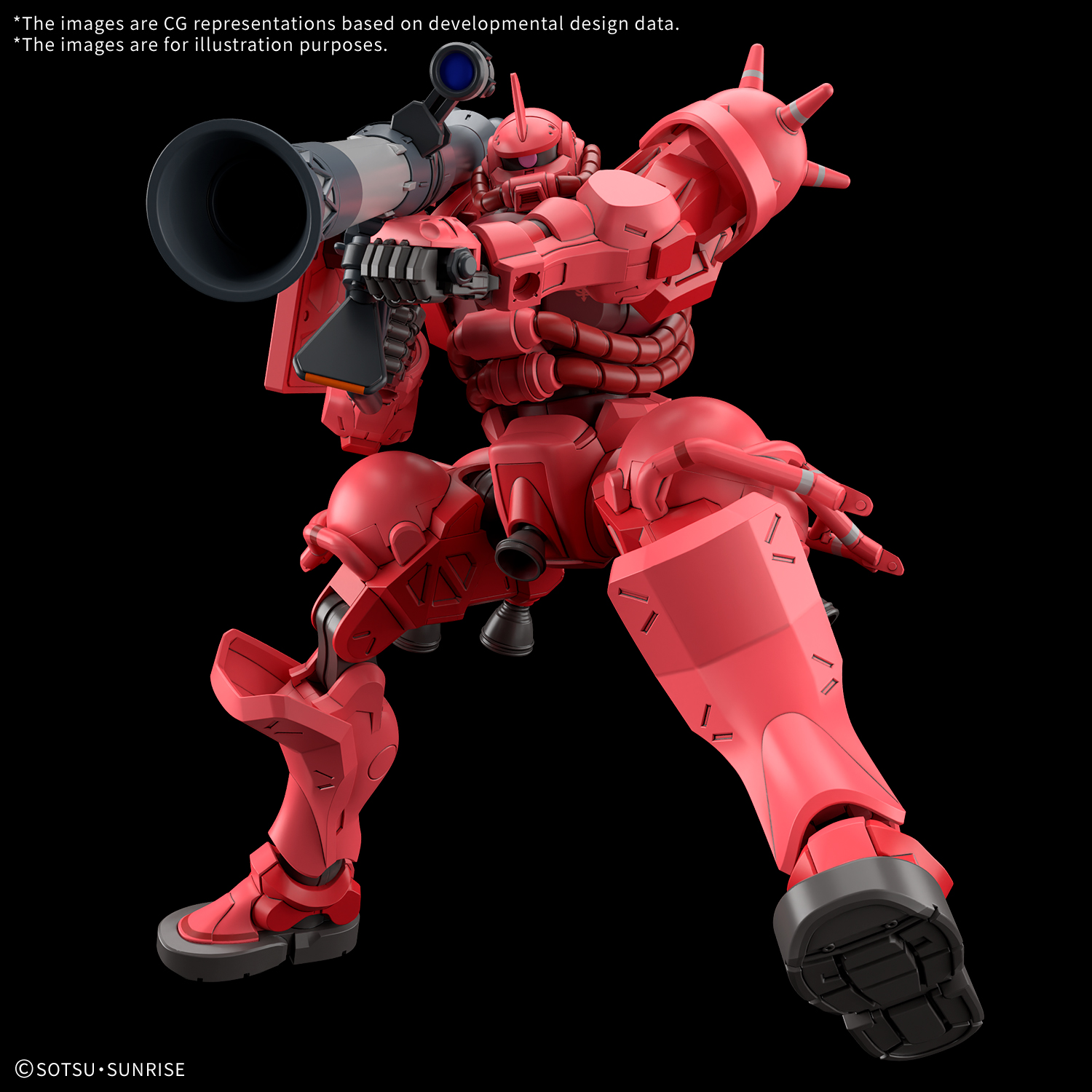 HG 1/144 CHAR'S ZAKU(GQ)