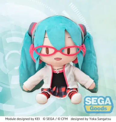 fuwa petit Hatsune Miku: Project DIVA Arcade Future Tone LL Plush Hatsune Miku - Natural