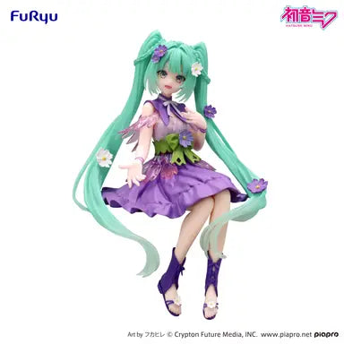 Hatsune Miku Noodle Stopper Figure -Flower Fairy Cosmos Purple Color ver.-