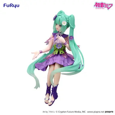 Hatsune Miku Noodle Stopper Figure -Flower Fairy Cosmos Purple Color ver.-