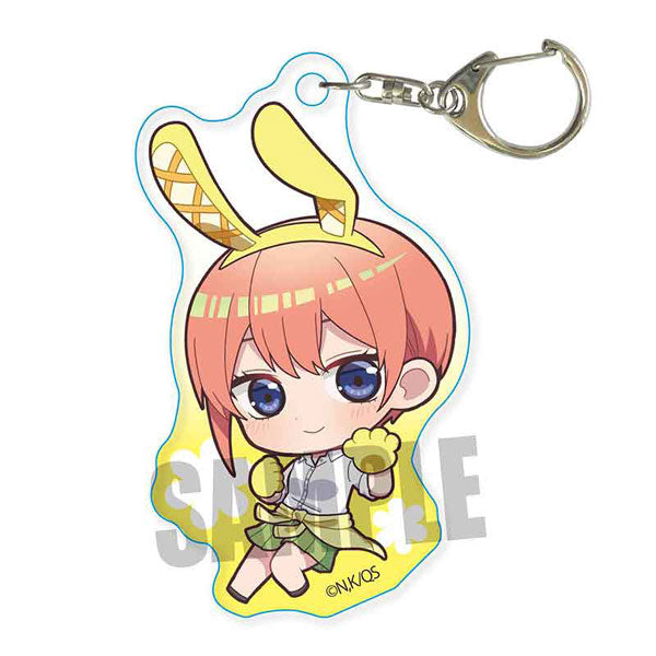 Pukasshu Acrylic Key Chain "The Quintessential Quintuplets Specials" Nakano Ichika Usamimi Ver.