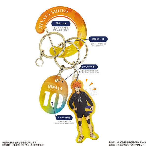"Haikyu!!" Acrylic Carabiner Key Chain Hinata Shoyo