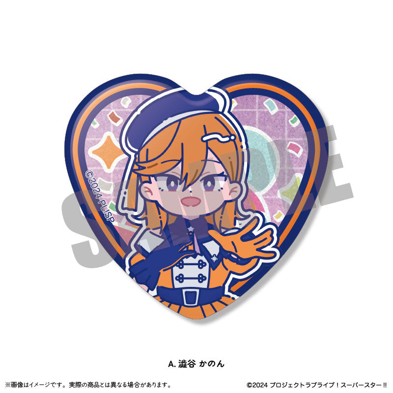"Love Live! Superstar!!" Vol. 2 Heart Can Badge Vol. 1